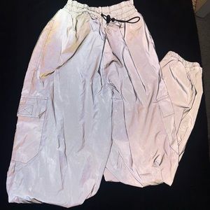 Reflective cargo pants